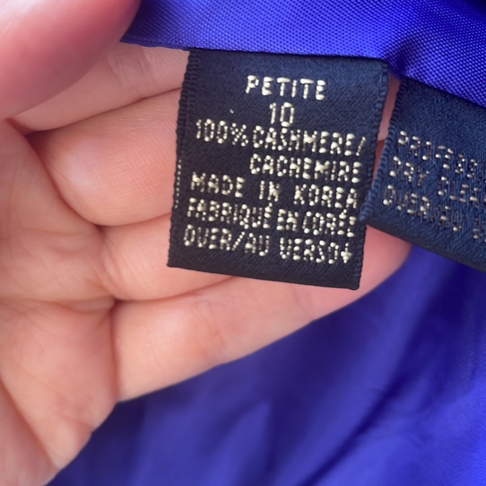 Vintage Cashmere Blazer - Picture 5 of 9